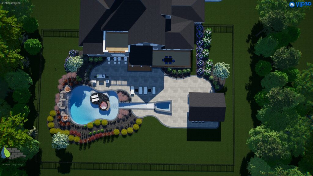 Guitar Swimming Pool
